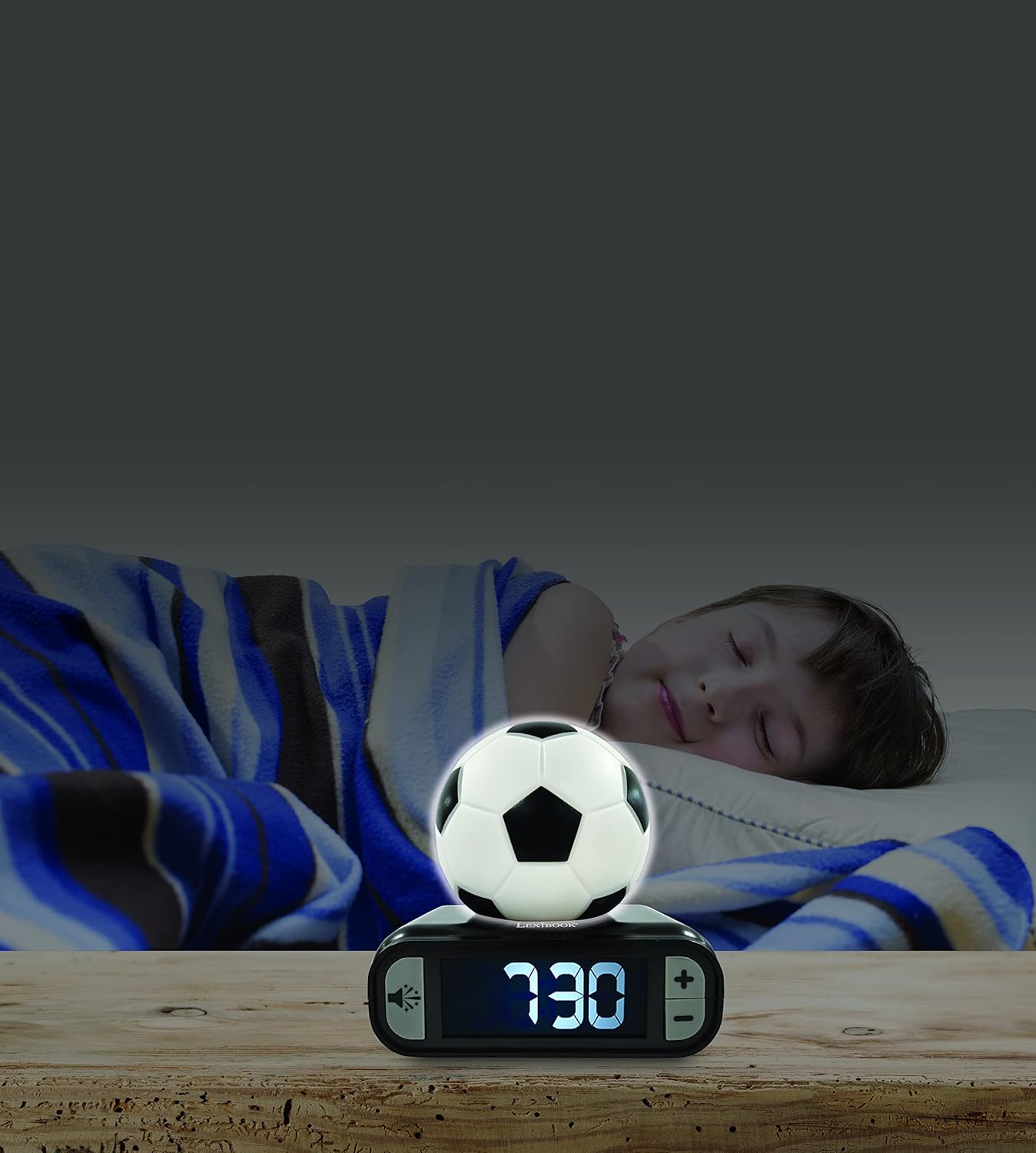 Nachtlichtwecker Fussball, Fussball
