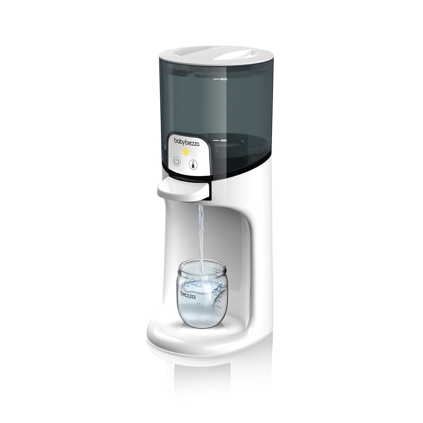 Wasserwärmer für Babynahrung, weiß / schwarz