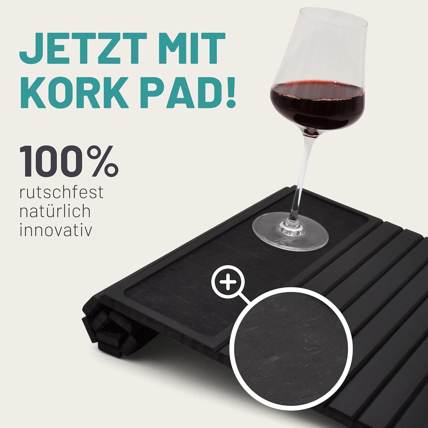 Sofatablett, L (mit Kork)
