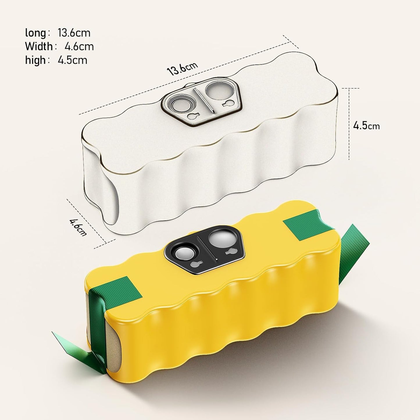 Ersatzakku für iRobot Roomba 500er-, 600er-, 700er- & 800er-Serie, 5500mAh