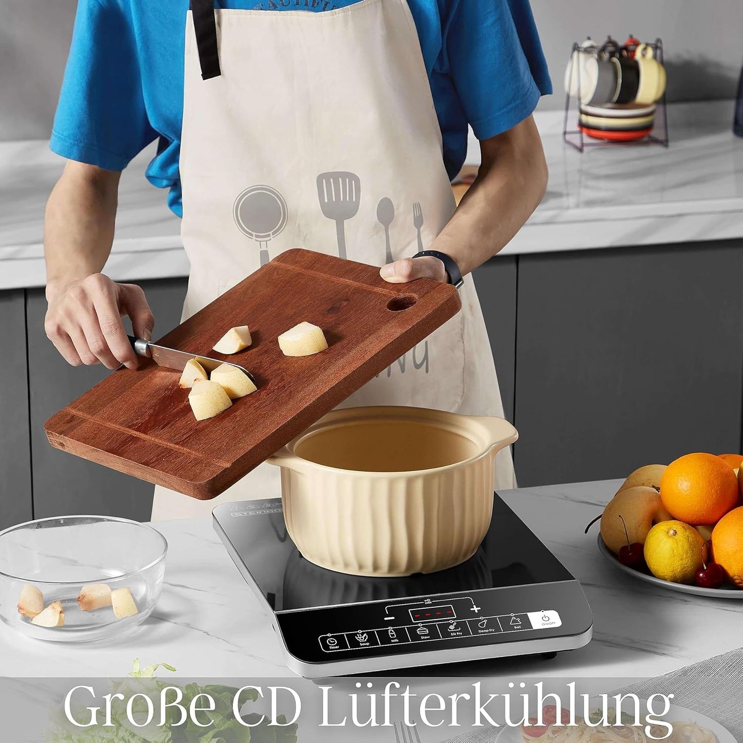 Induktionskochplatte