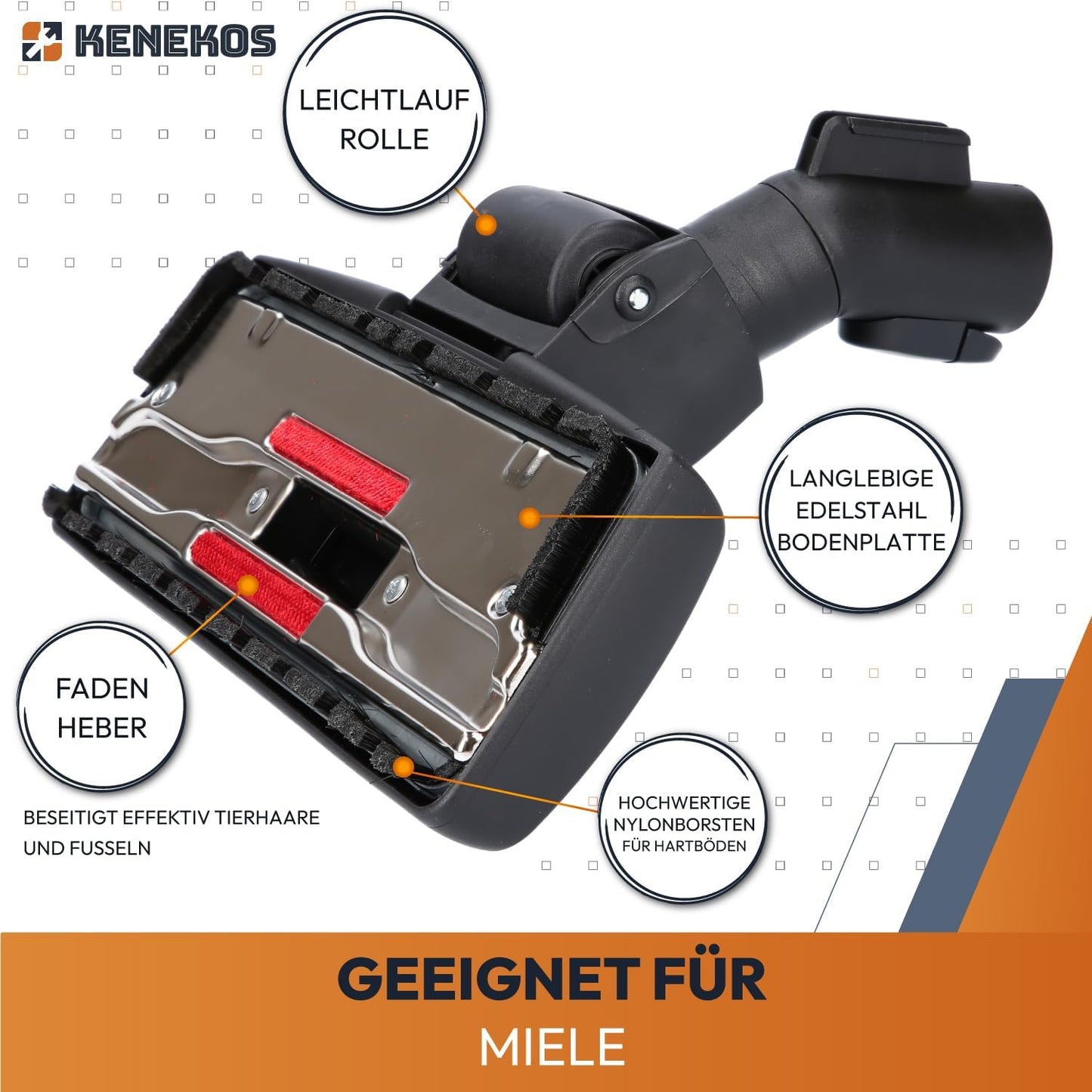 Kombidüse für Miele Staubsauger-Modelle, Kombidüse geeignet für Miele