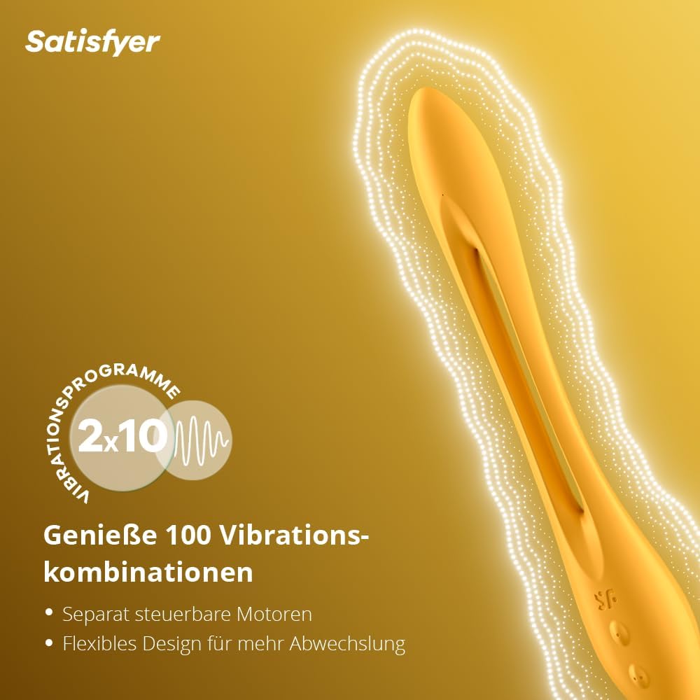 Elastic Joy Multivibrator mit 16+ Funktionen, Gelb Einheitsgrösse