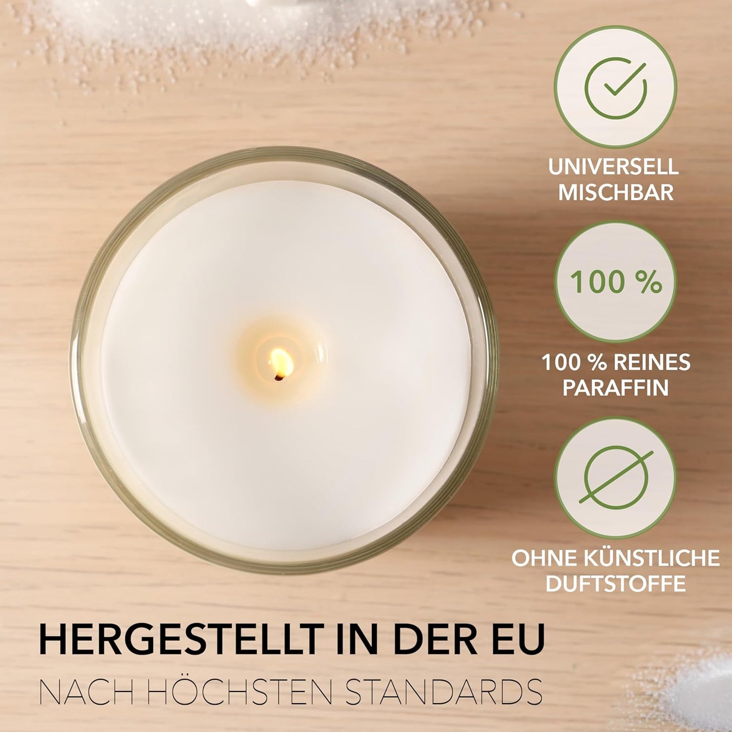 Paraffinwachs Granulat für Kerzenherstellung, 2 kg
