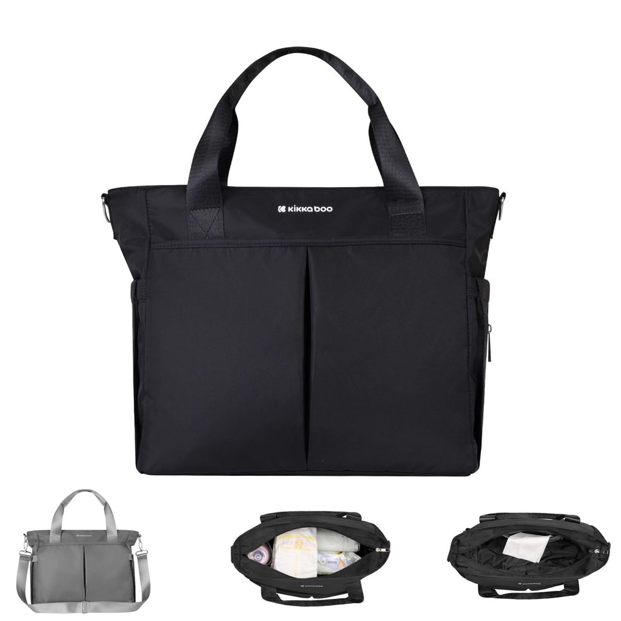 Wickeltasche Brielle, Schwarz