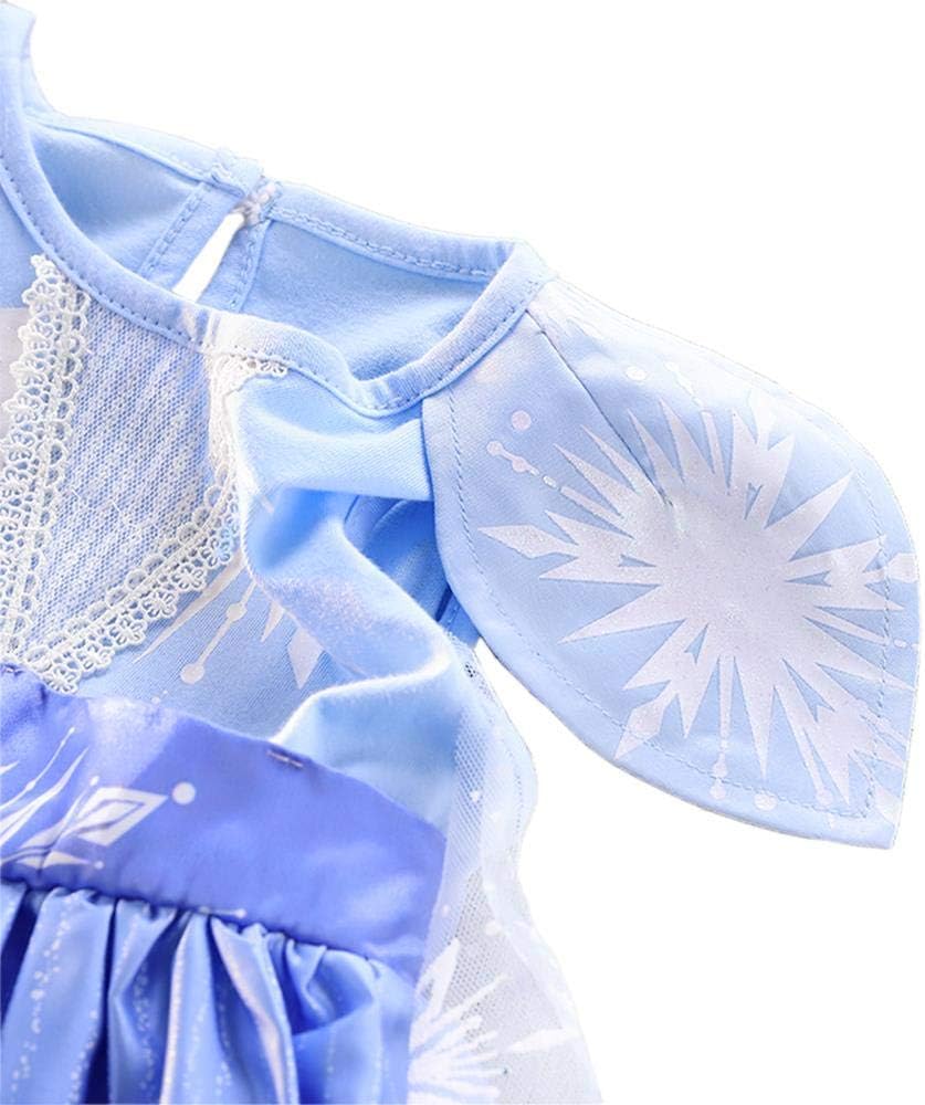 Kostüm Schneekönigin Elsa, Elsa (Nur Kleid) 3-6 Monate