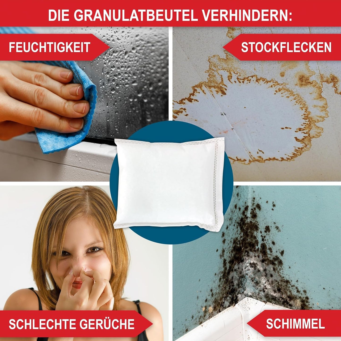14-teiliges Granulatbeutel-Set