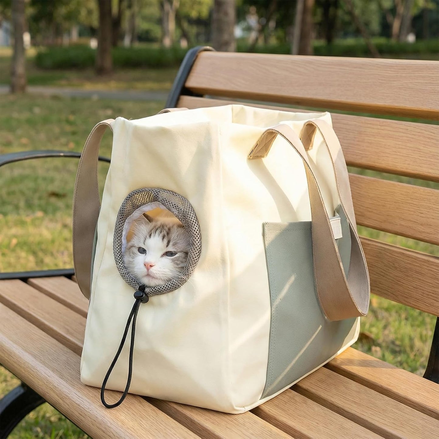 Kleine Haustiertasche für Katzen und Hunde