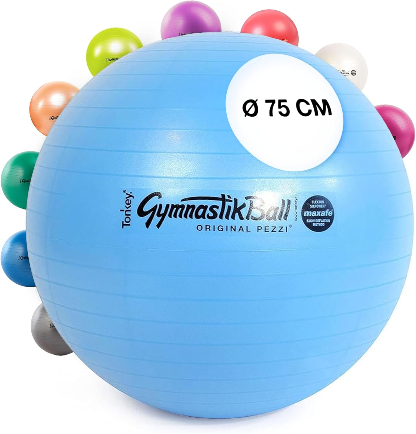 Gymnastikball Maxafe, 75cm Lightblue