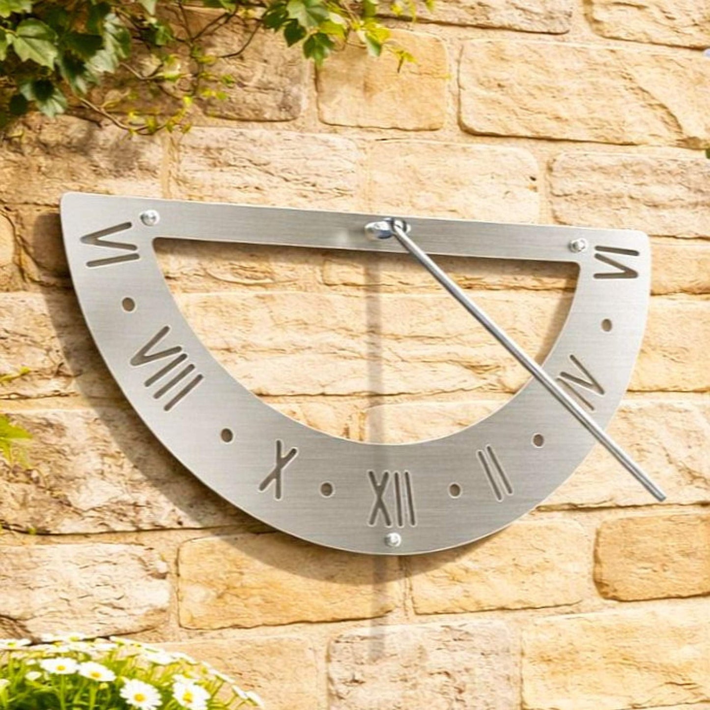 Wetterfeste Sonnenuhr für die Wand