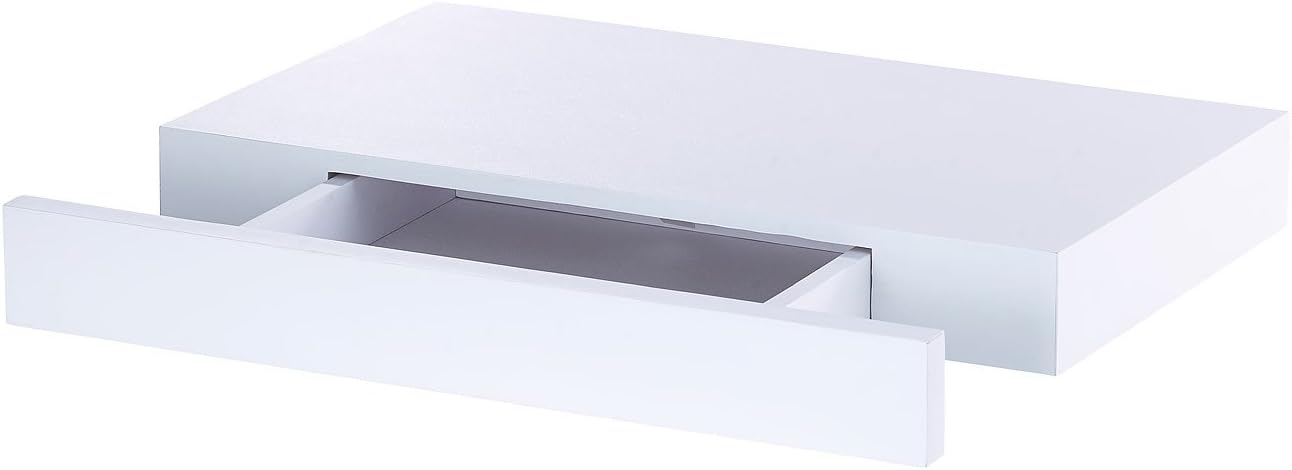 Wandregal mit versteckter Schublade