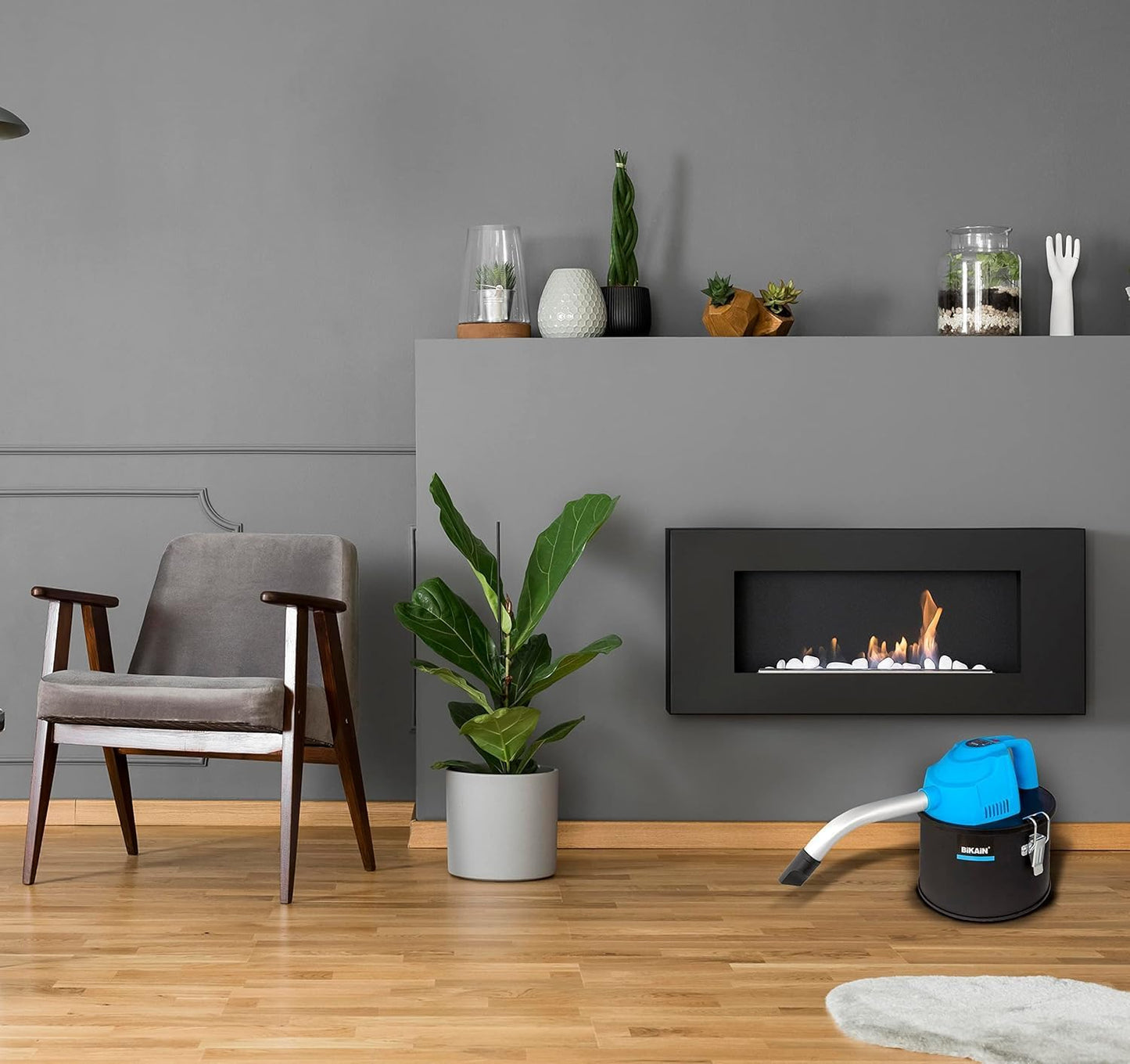 Aschesauger DI600P für Öfen, 600 W, 4 l