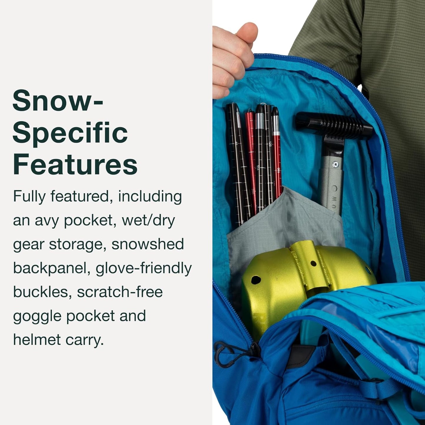 Kamber 20 Skitourenrucksack, Alpinblau