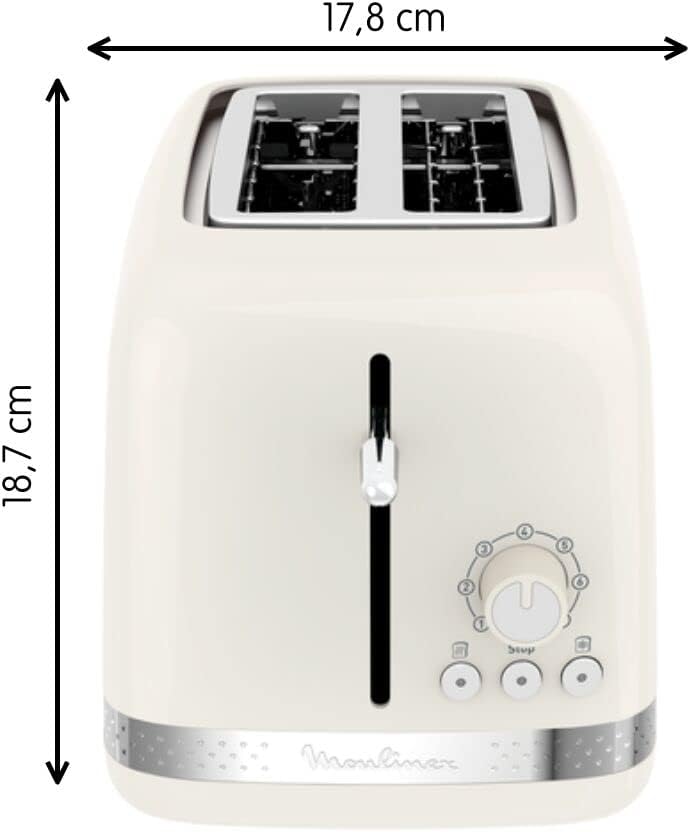 Broodrooster Soleil LT300A10 mit 2 Schlitzen, Toaster mit 2 Schlitzen