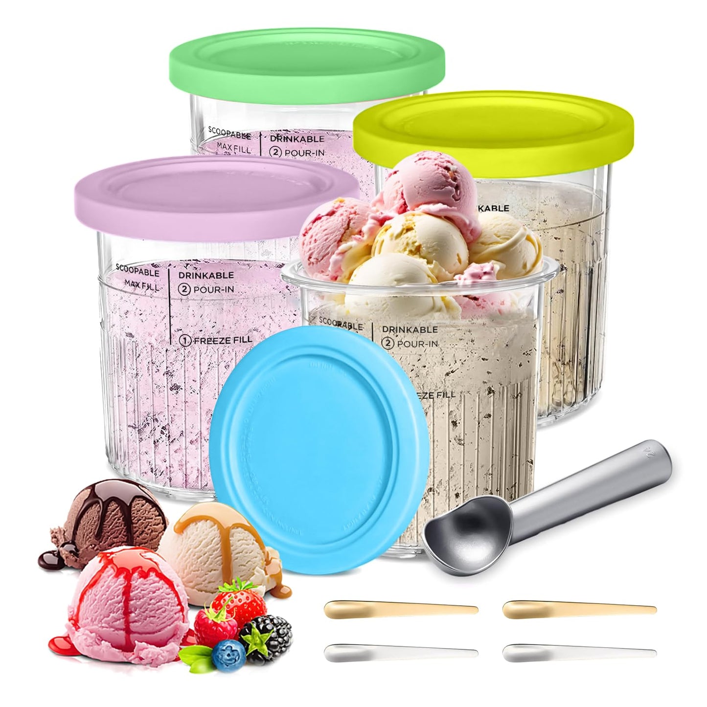 Ersatzbehälter-Set für Ninja CREAMi Deluxe
