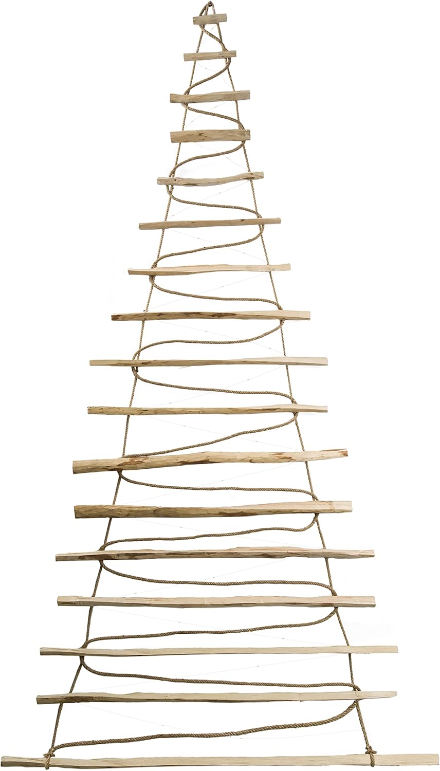 Weihnachtsbaum aus Haselnussholz, 205 cm