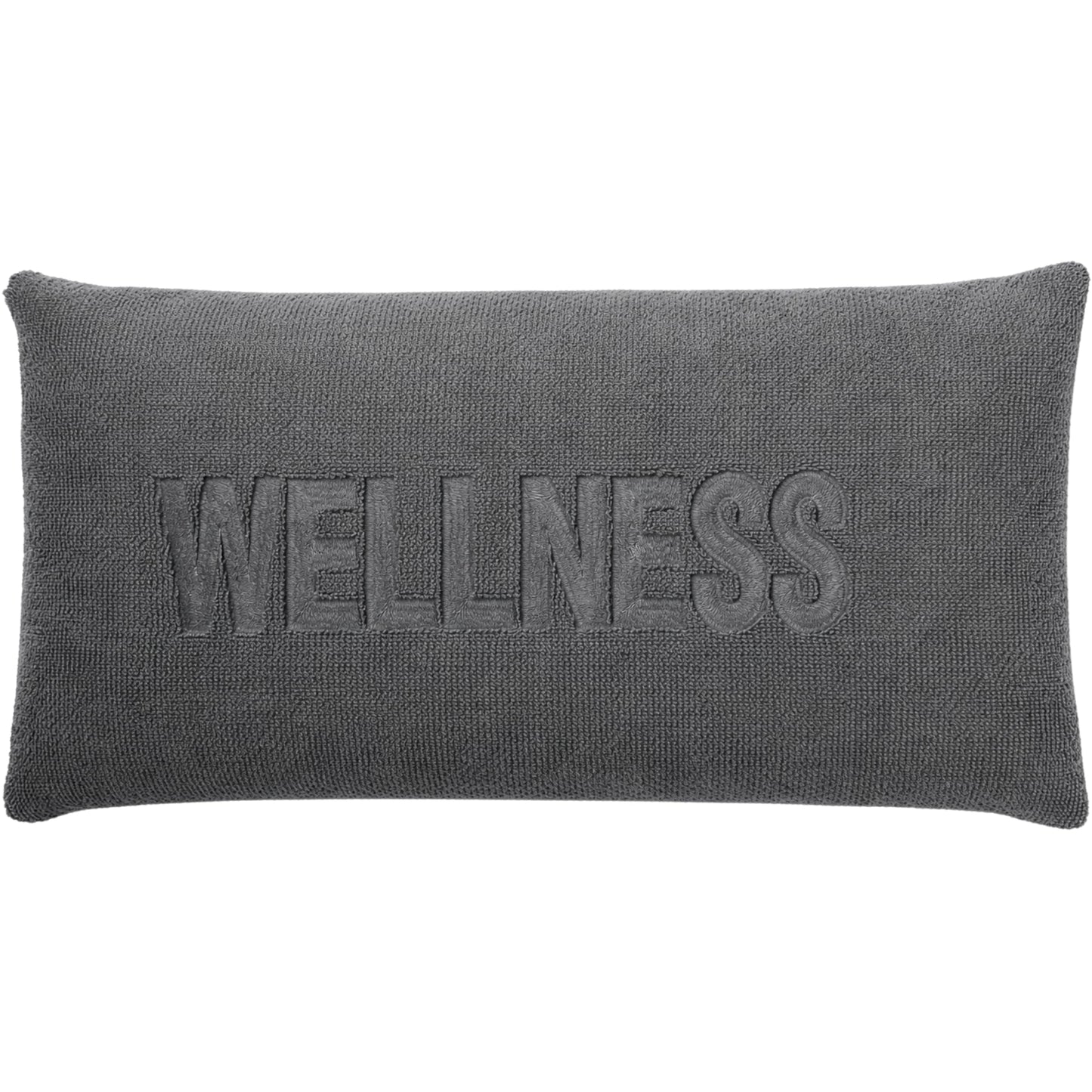 Wellness Nackenkissen für Badewanne mit Saugnäpfen, 40x20 cm Anthrazit