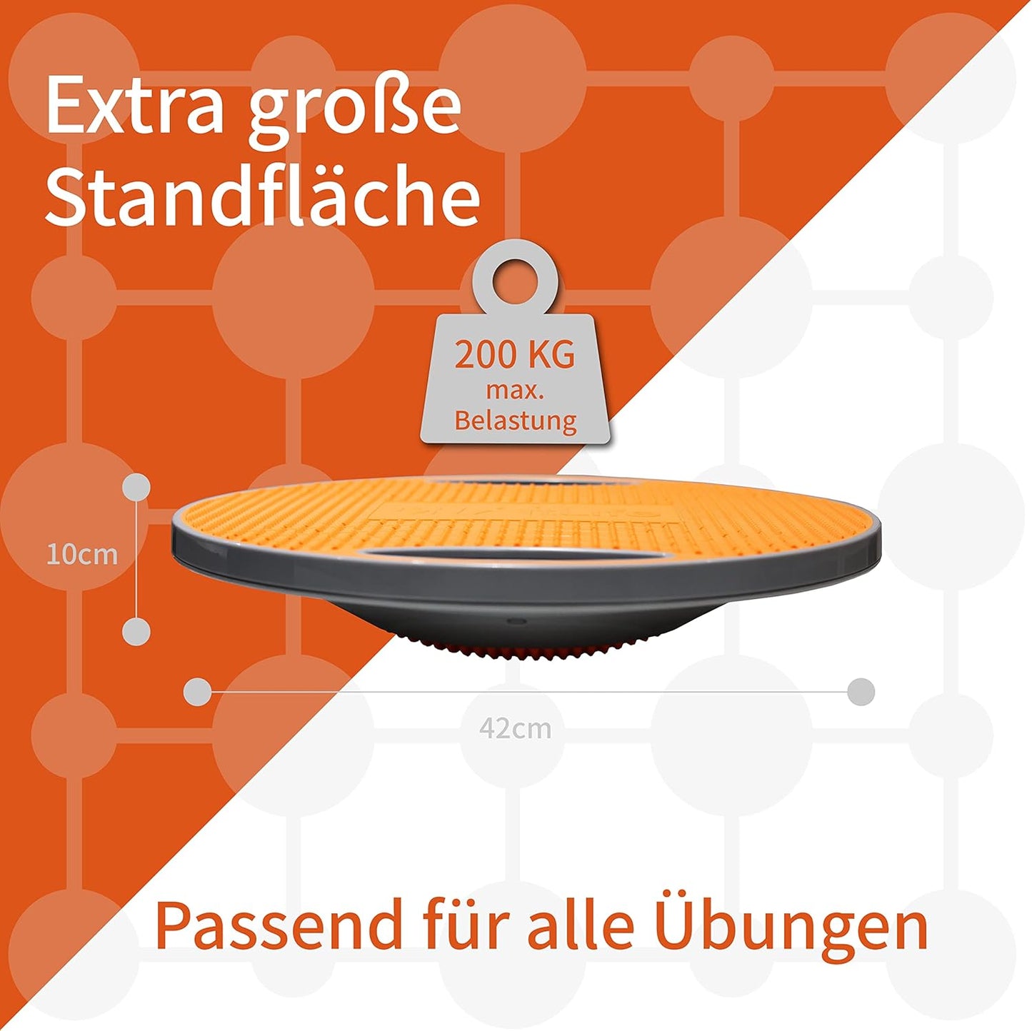 Balance Board mit Griffen