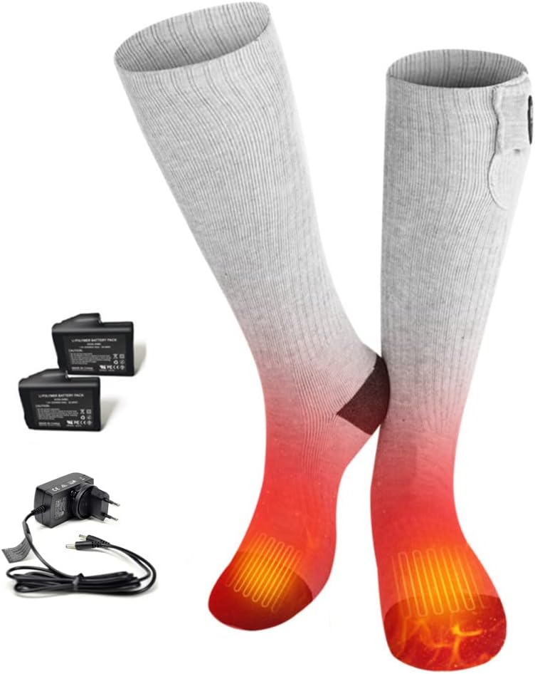 Heizsocken, Grau XL