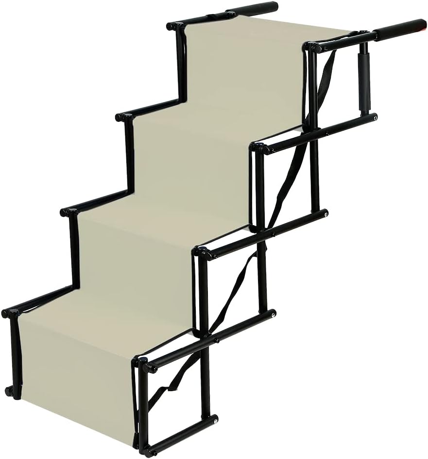 Klappbare Hundetreppe, Beige