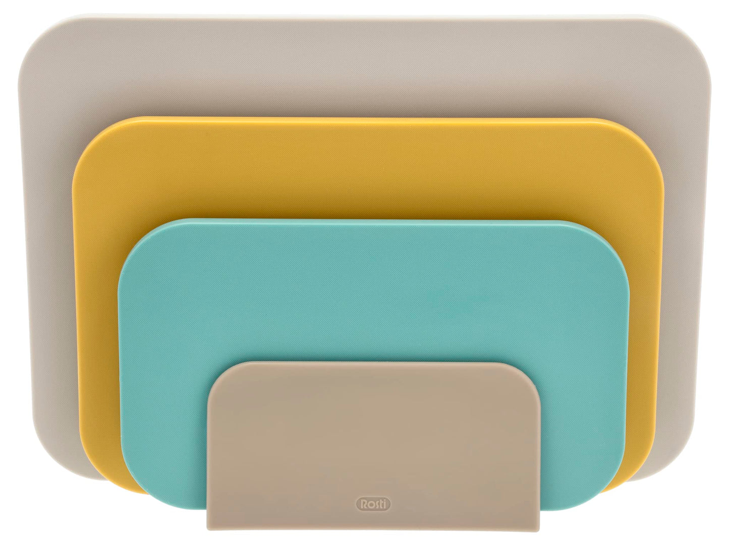 Choptima 3-teiliges Schneidebrett-Set mit Halter, 35,5 x 7 x 26,5 cm Beach