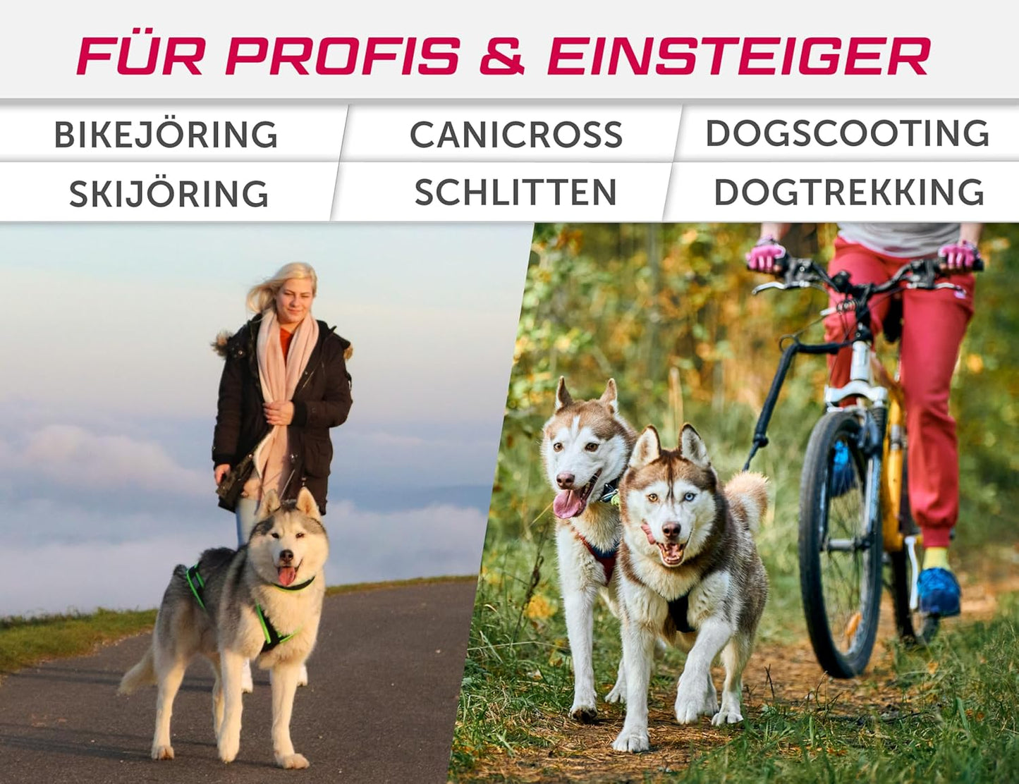 Hunde Zuggeschirr X Back für Hundesport, S