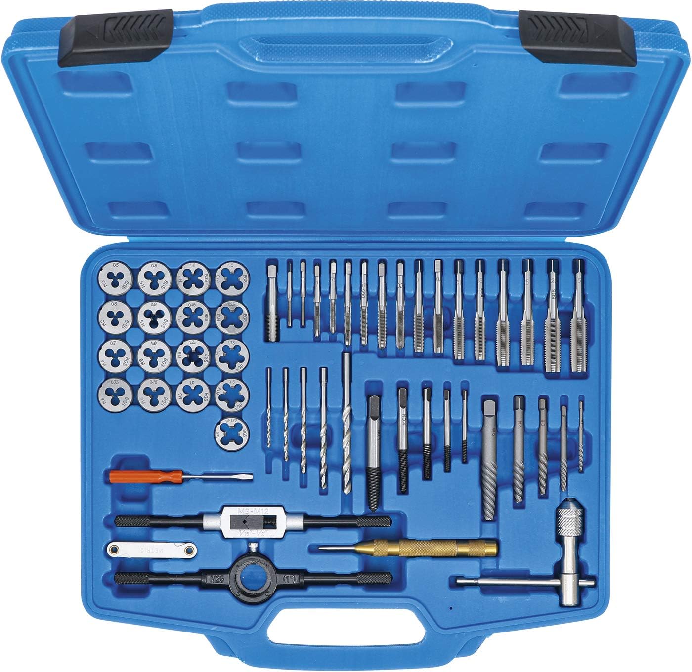 Gewindeschneid-Satz M3 - M12 56-tlg., standard