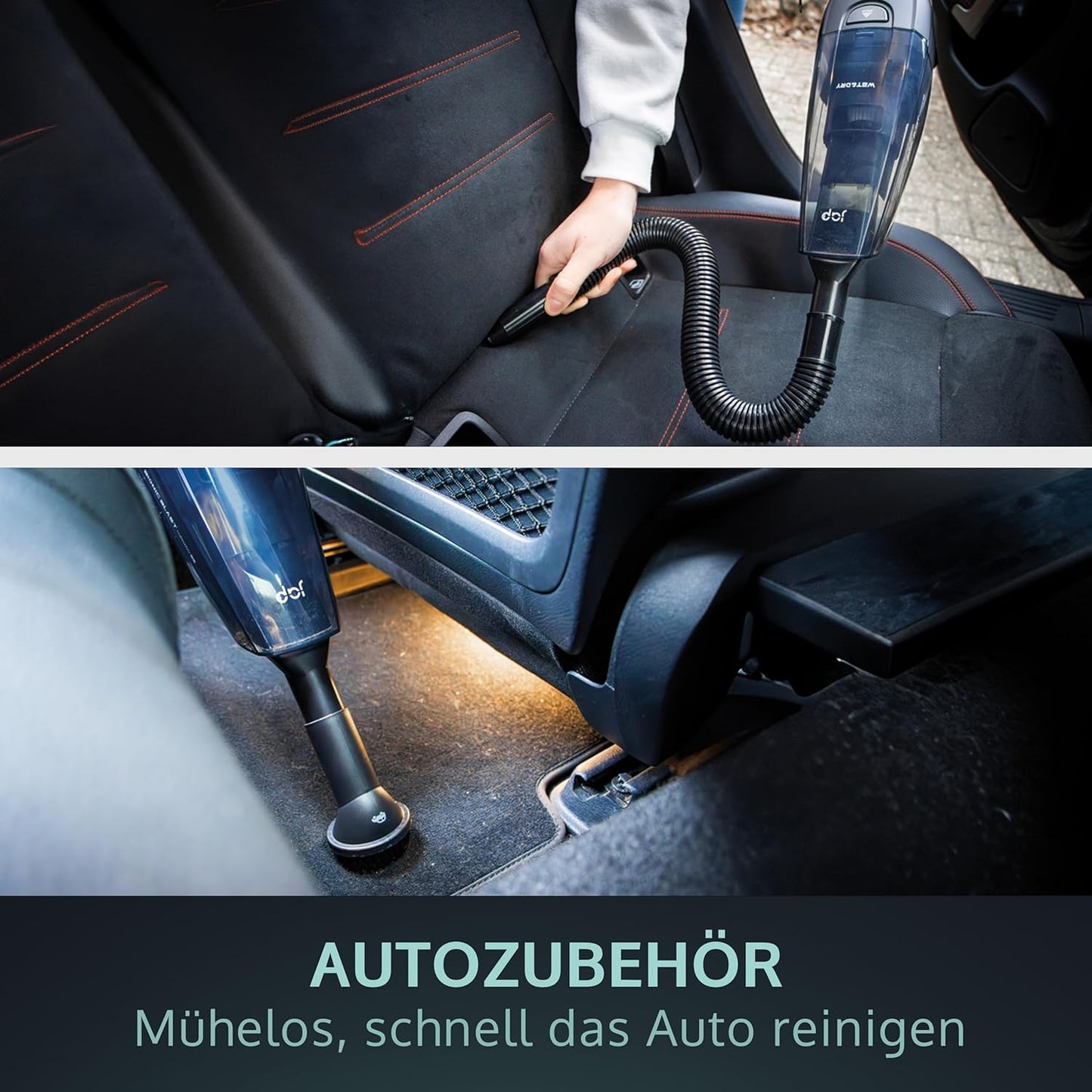 Tragbarer Akkustaubsauger S3 mit 5 Aufsätzen