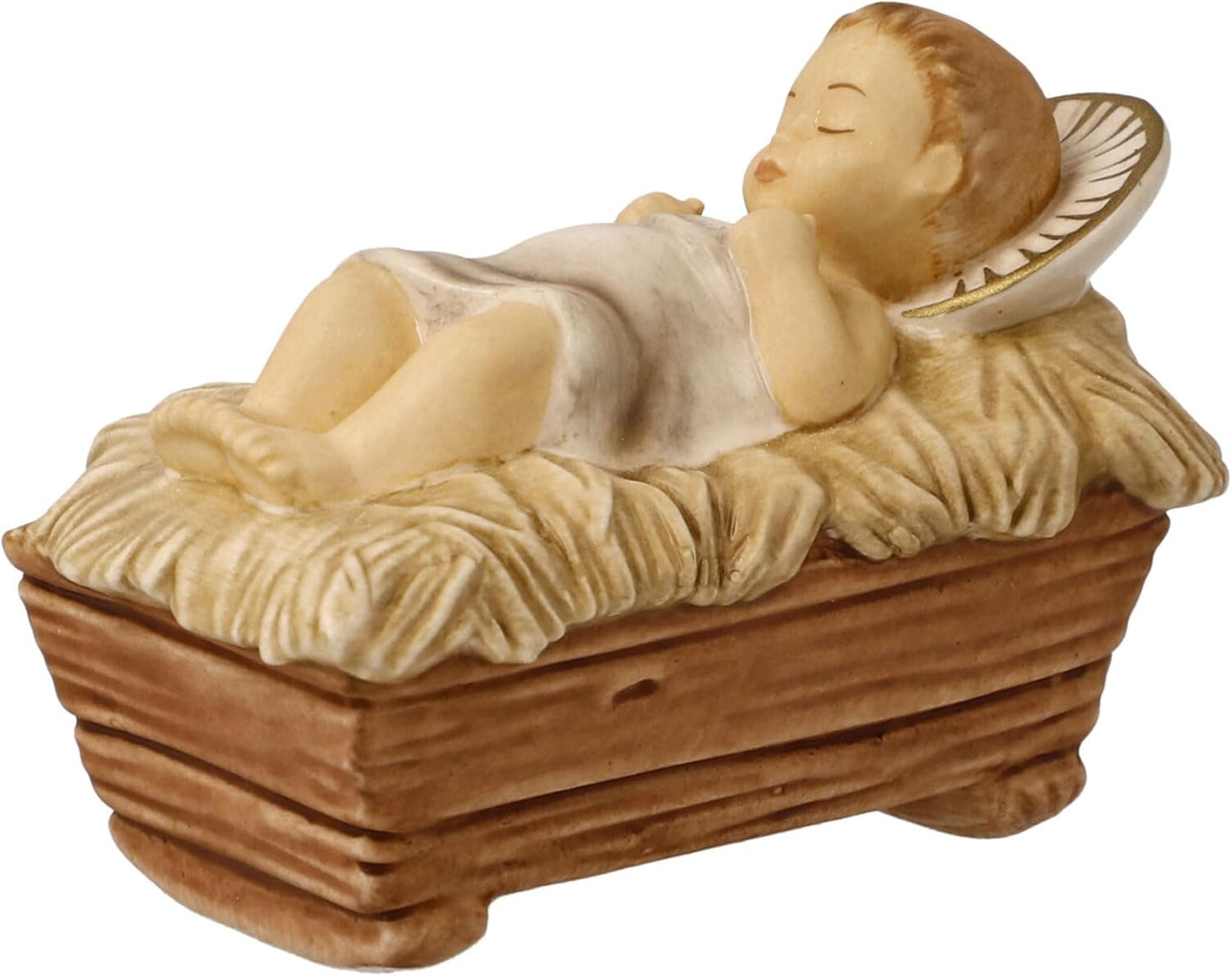 Figur Jesuskind aus Steingut