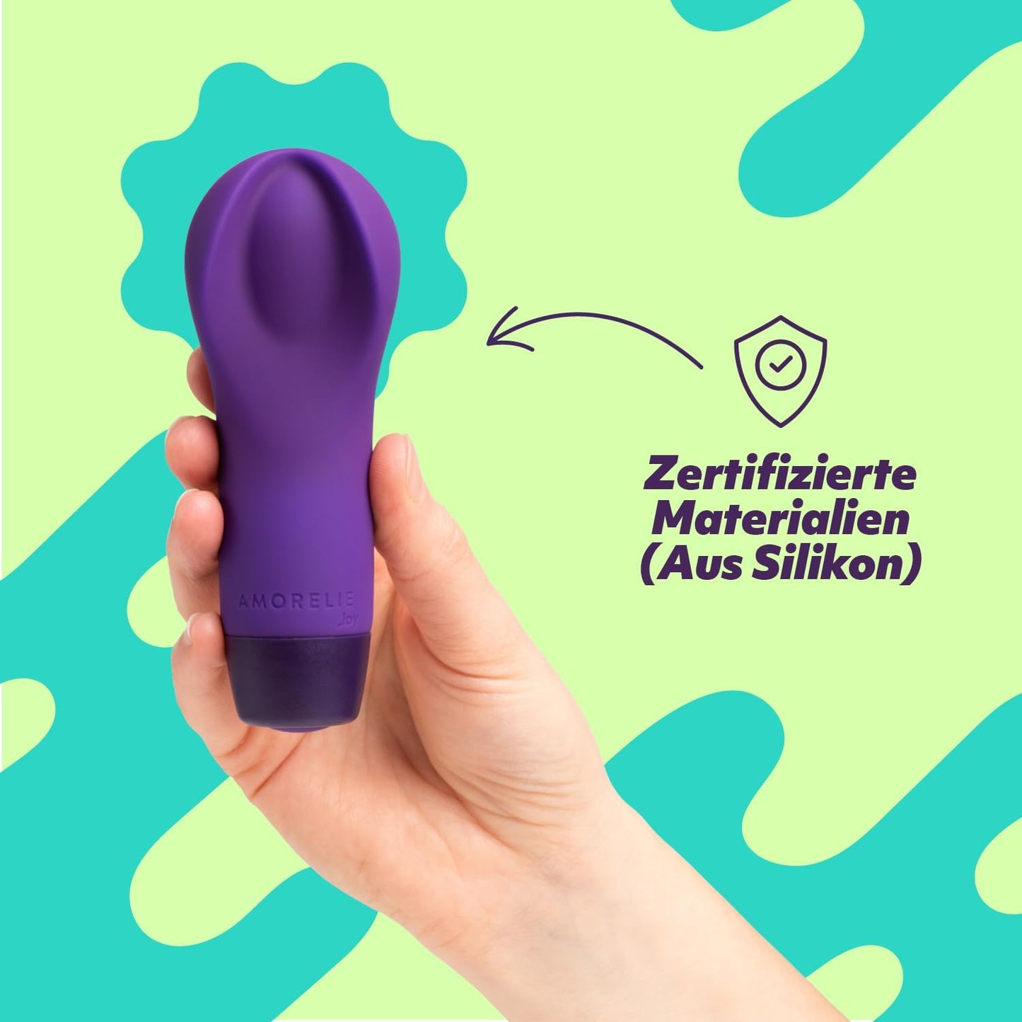 Auflegevibrator Groove, Lila