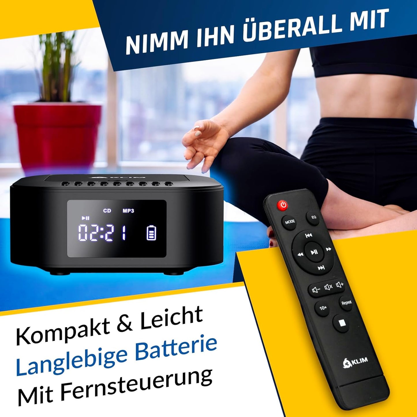 Boombox E1 mit CD-Player und Bluetooth