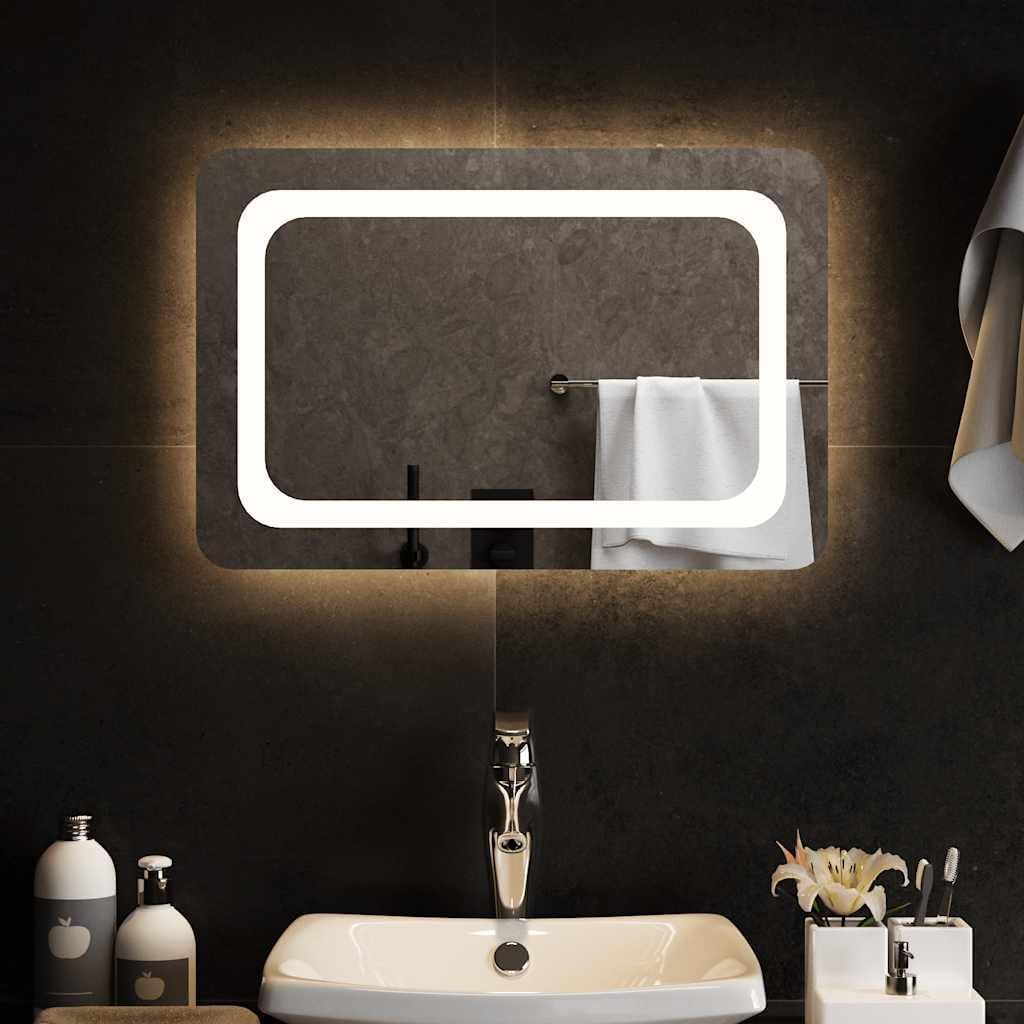 LED Badezimmerspiegel mit Beleuchtung (60x40 cm), 60 x 40 cm
