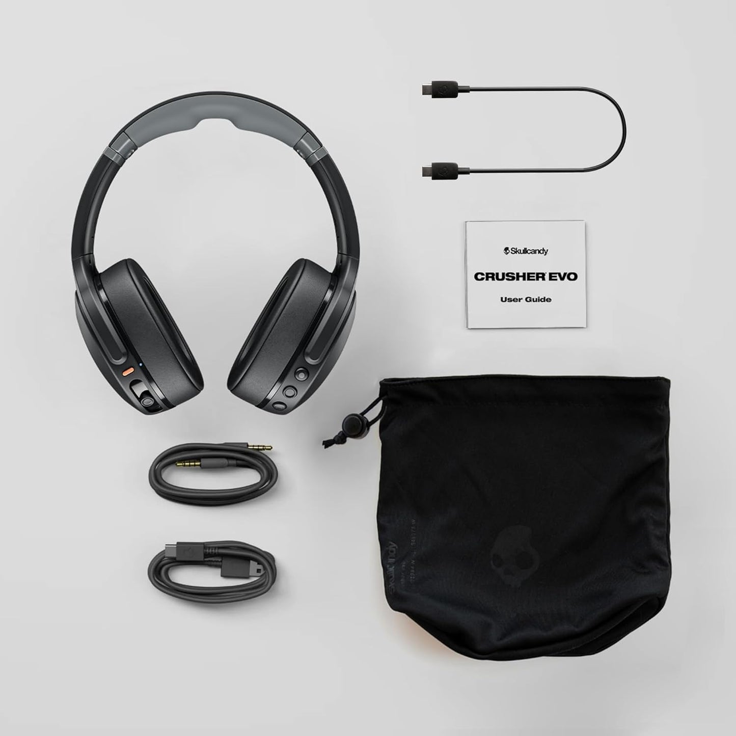 Crusher Evo Over-Ear Wireless-Kopfhörer, Grau