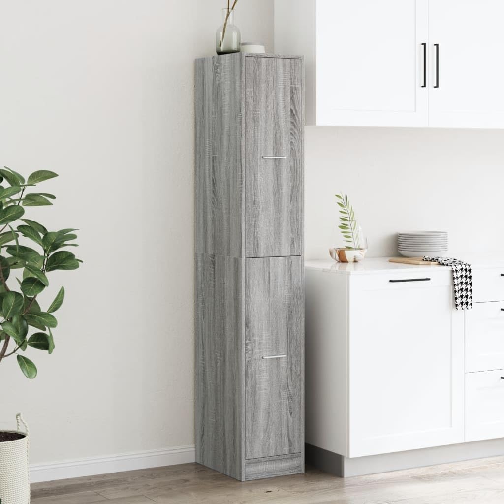 Auszugschrank mit Schubladen, Grau Sonoma 30 x 41 x 174.5 cm