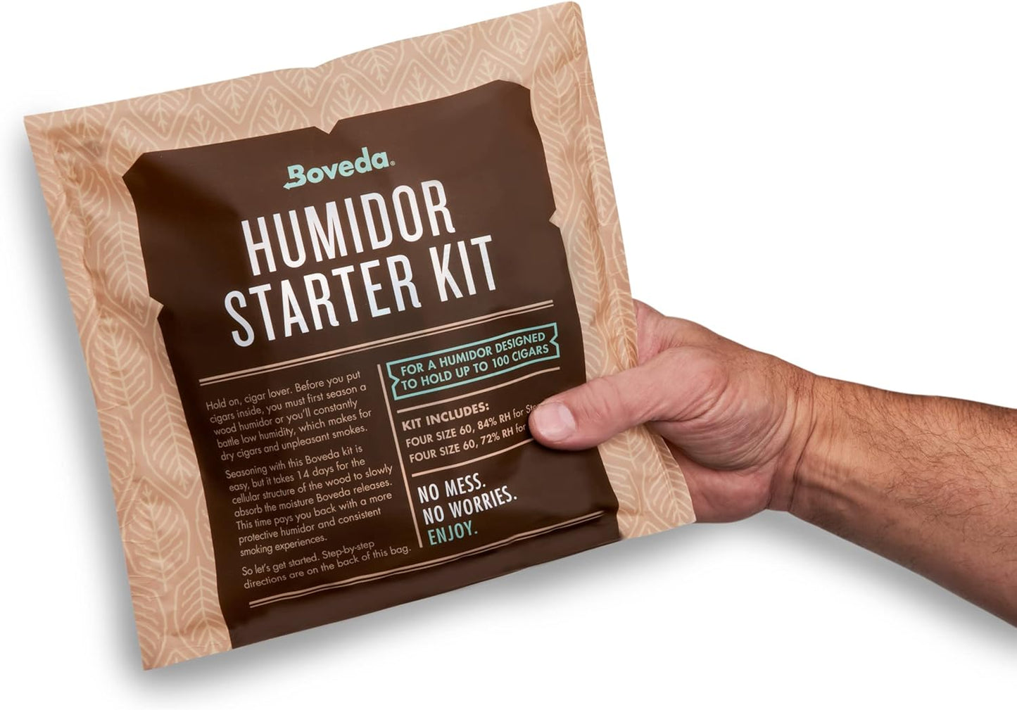 Humidor-Starter-Set: 2-Wege-Feuchtigkeitsregulierung