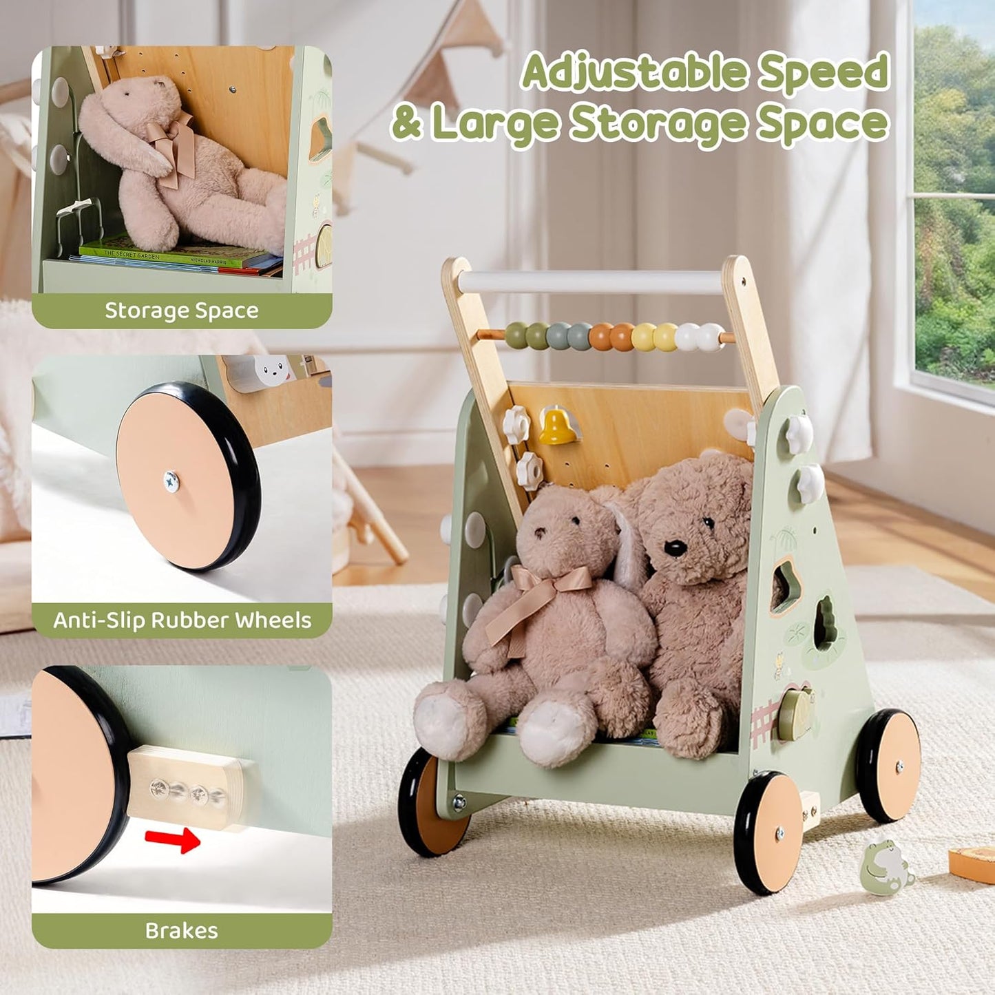 Baby Walker mit 8-in-1 Aktivitätszentrum