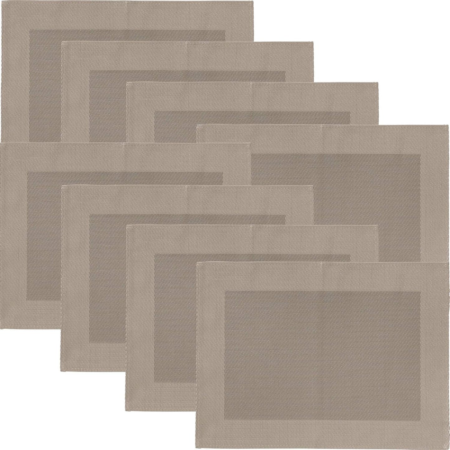 Tischset Lissabon 8er-Pack, Cappuccino 33x45 cm