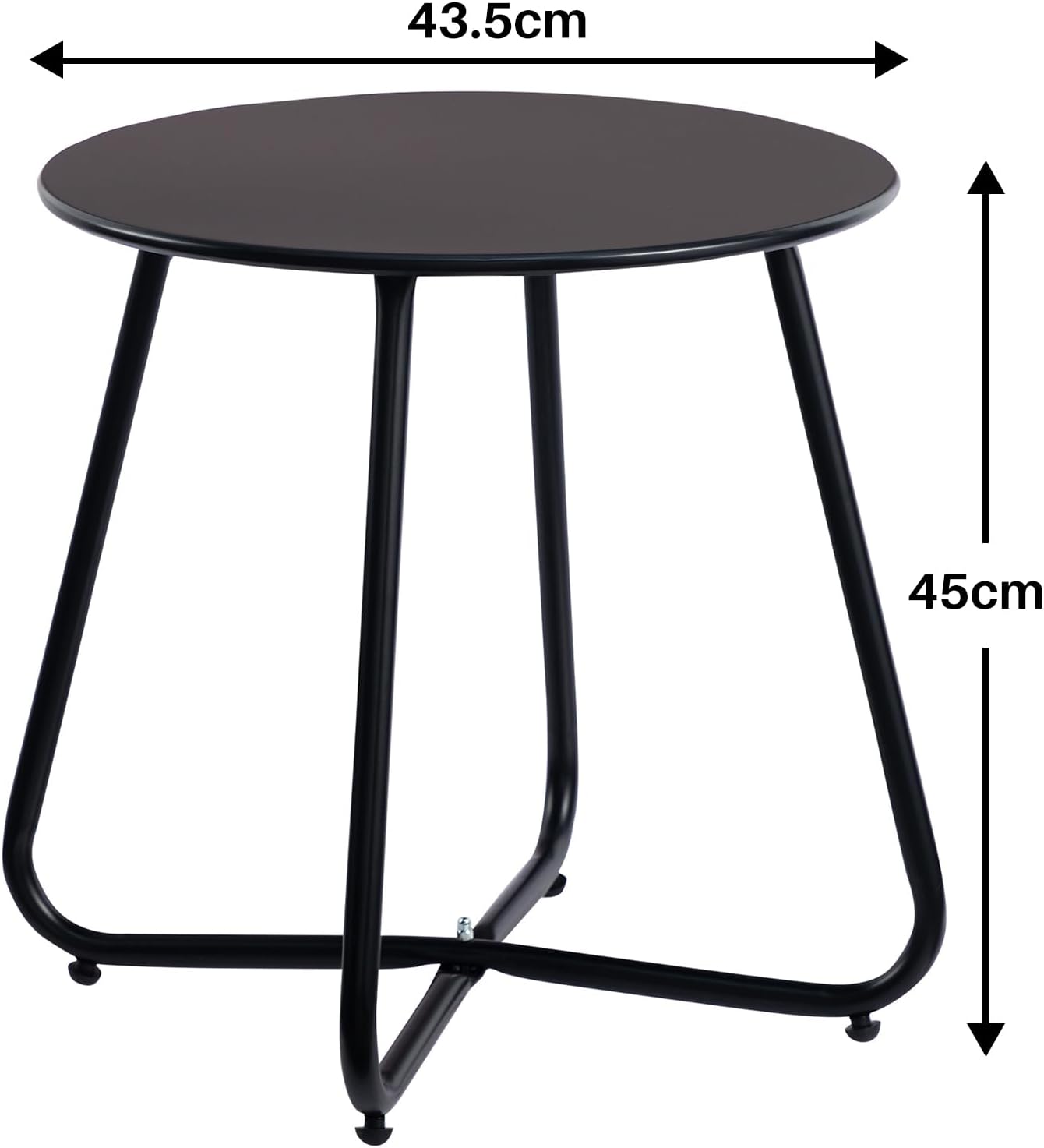 Kleiner Balkontisch, Schwarz
