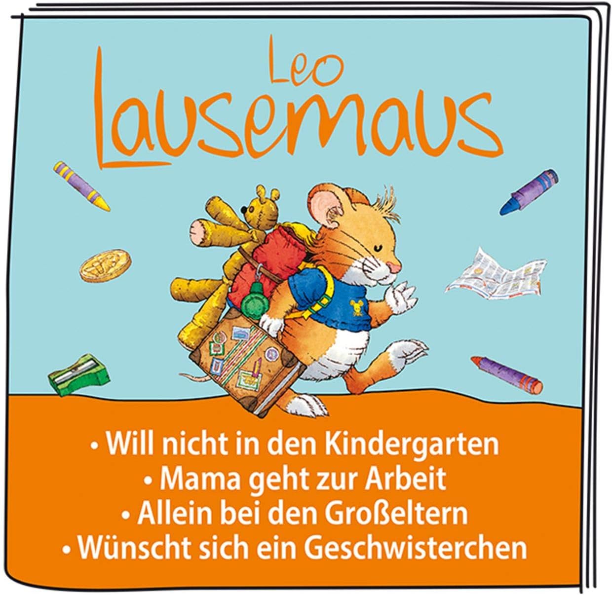 Hörfigur für Toniebox Leo Lausemaus, Mehrfarbig