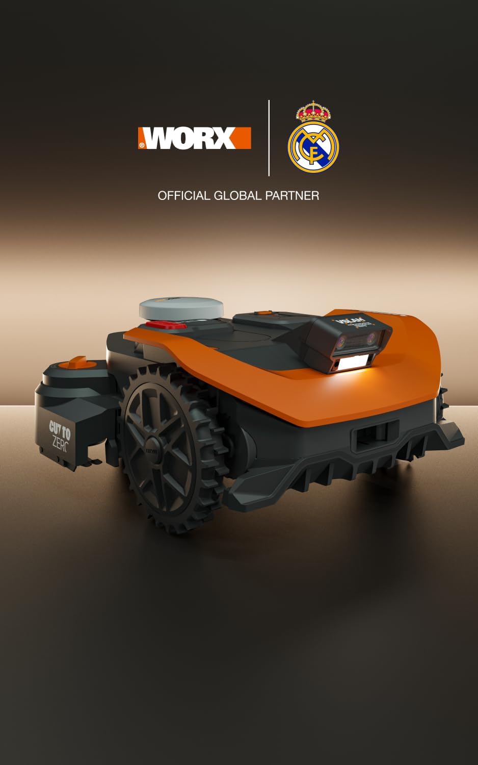 Landroid Vision Cloud Mähroboter ohne Begrenzungskabel, 3000 m² 2WD Mähroboter
