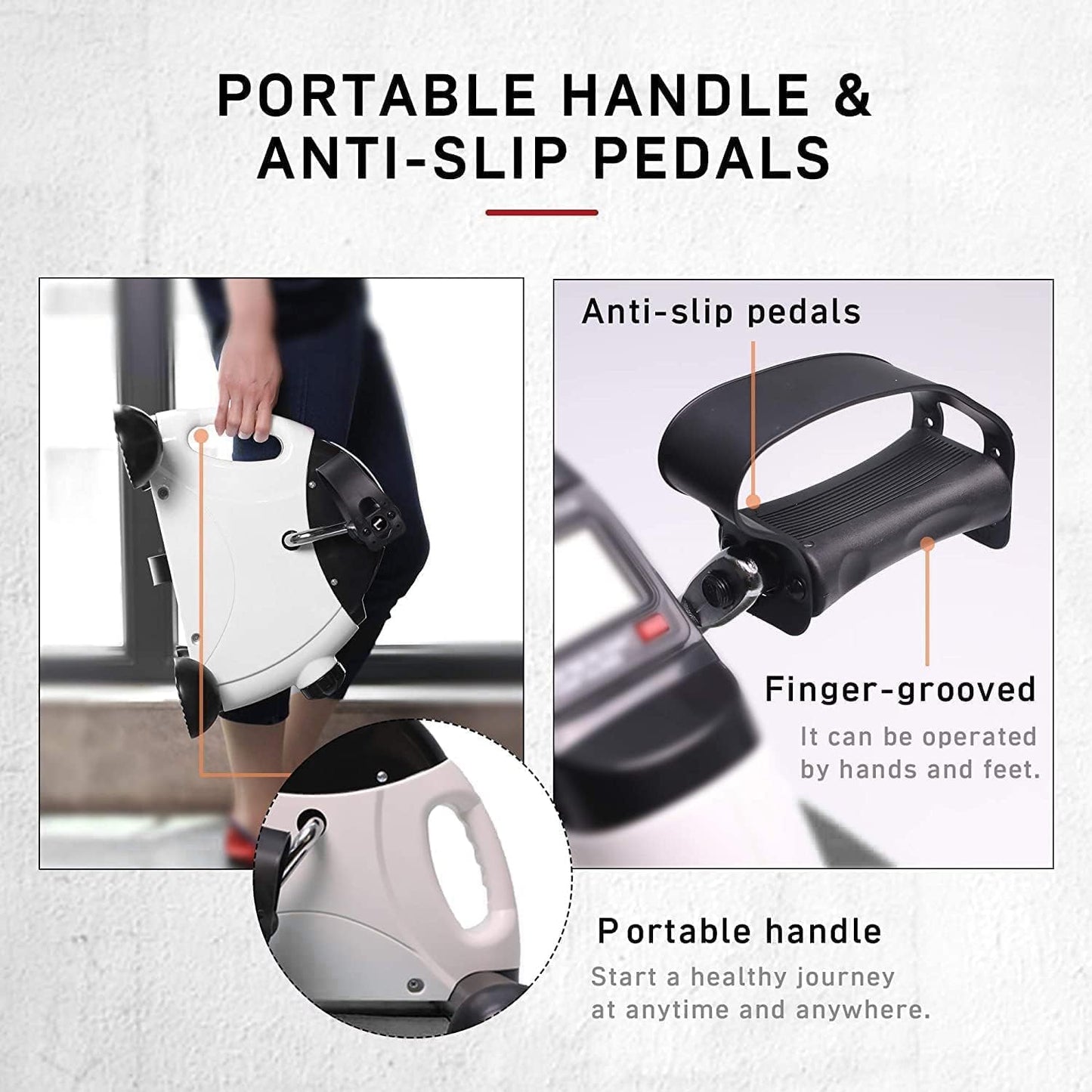 Mini Bike Heimtrainer, Schwarz