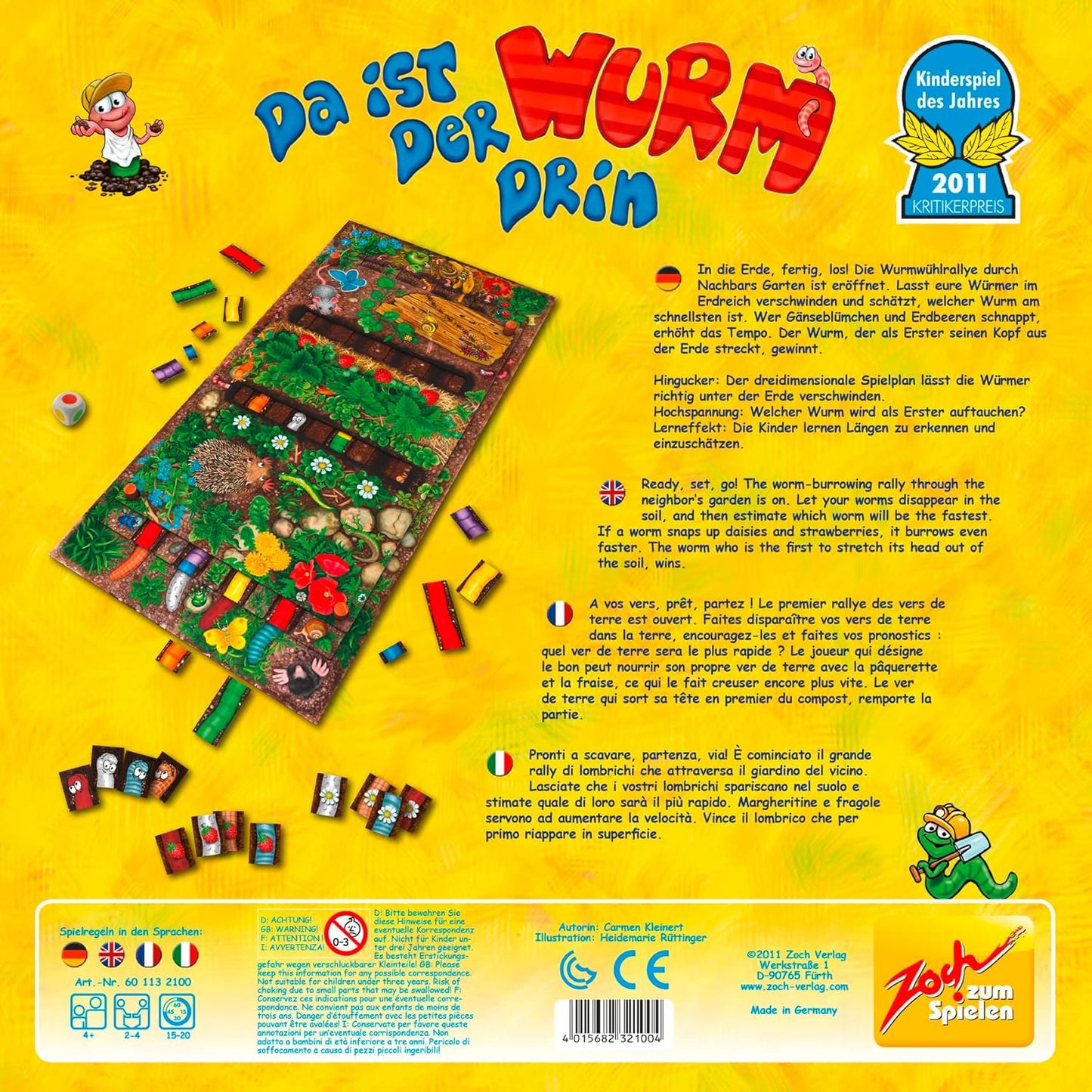 Kinderspiel Da ist der Wurm drin, Wurm drin Single