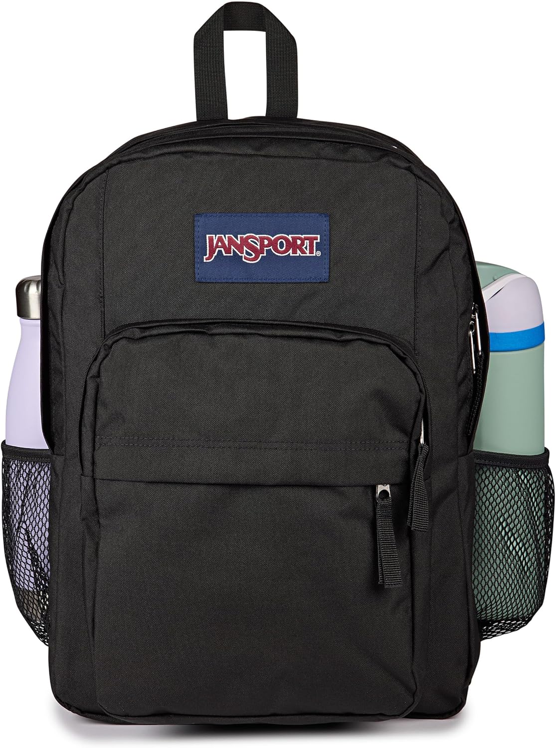 Grosser Alltagsrucksack mit Laptopfach, Schwarz BACKPACKS