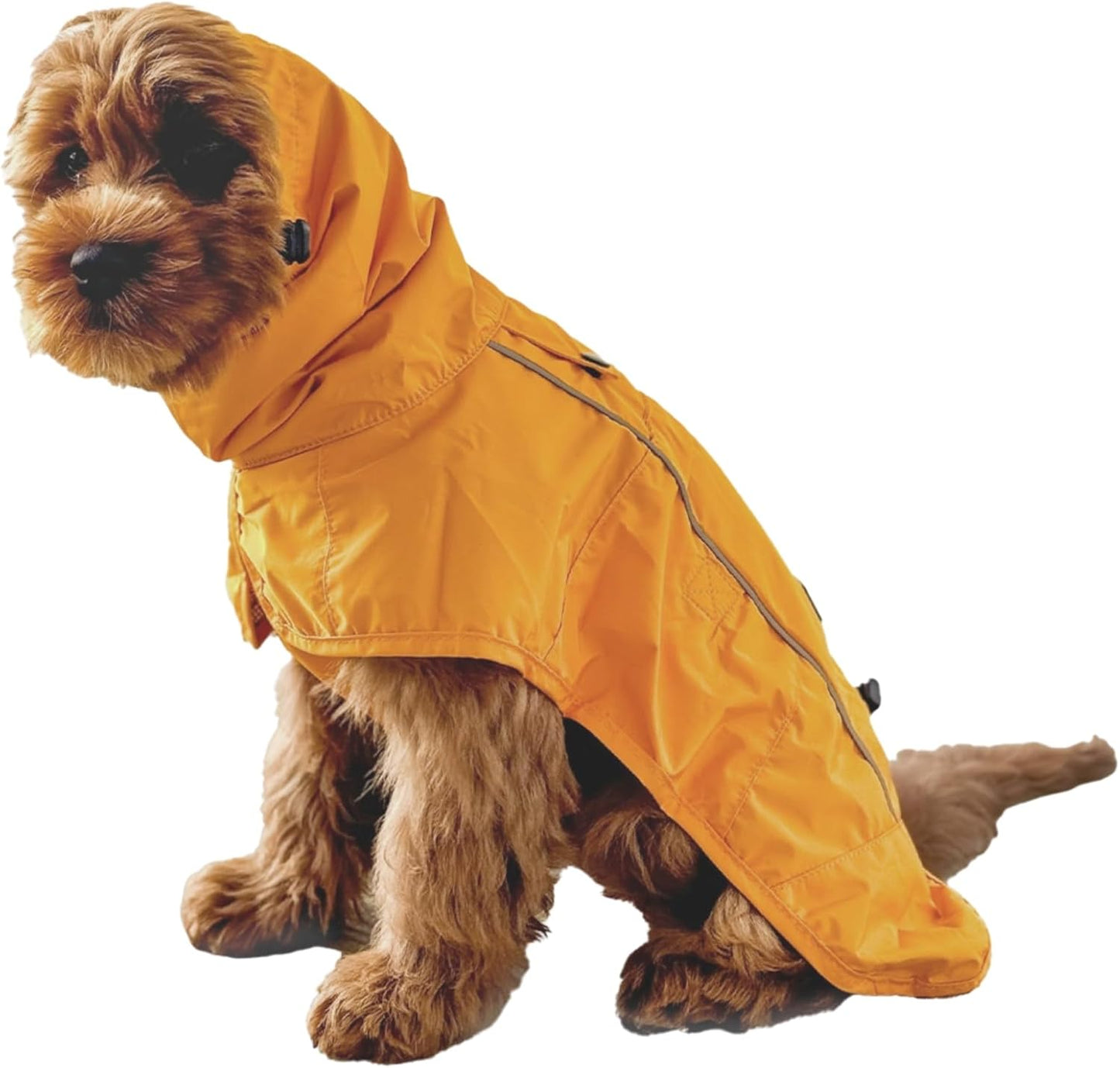 Wasserdichter Hunderegenmantel, Mustard Yellow S: 2-5kg