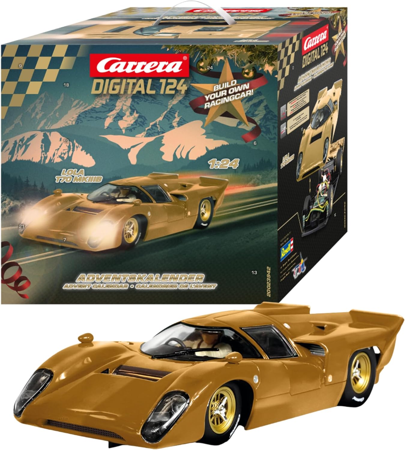 Adventskalender - DIGITAL 124 Slotcar Bausatz, Adventskalender Lola Slot Car
