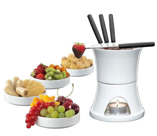 10-teiliges Schokoladenfondue-Set Cilio, Fondue-Set 10 Teilig