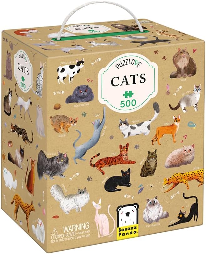 Puzzlove Katzenpuzzle für Kinder (500 Teile), Puzzlove Cats (500 pcs)