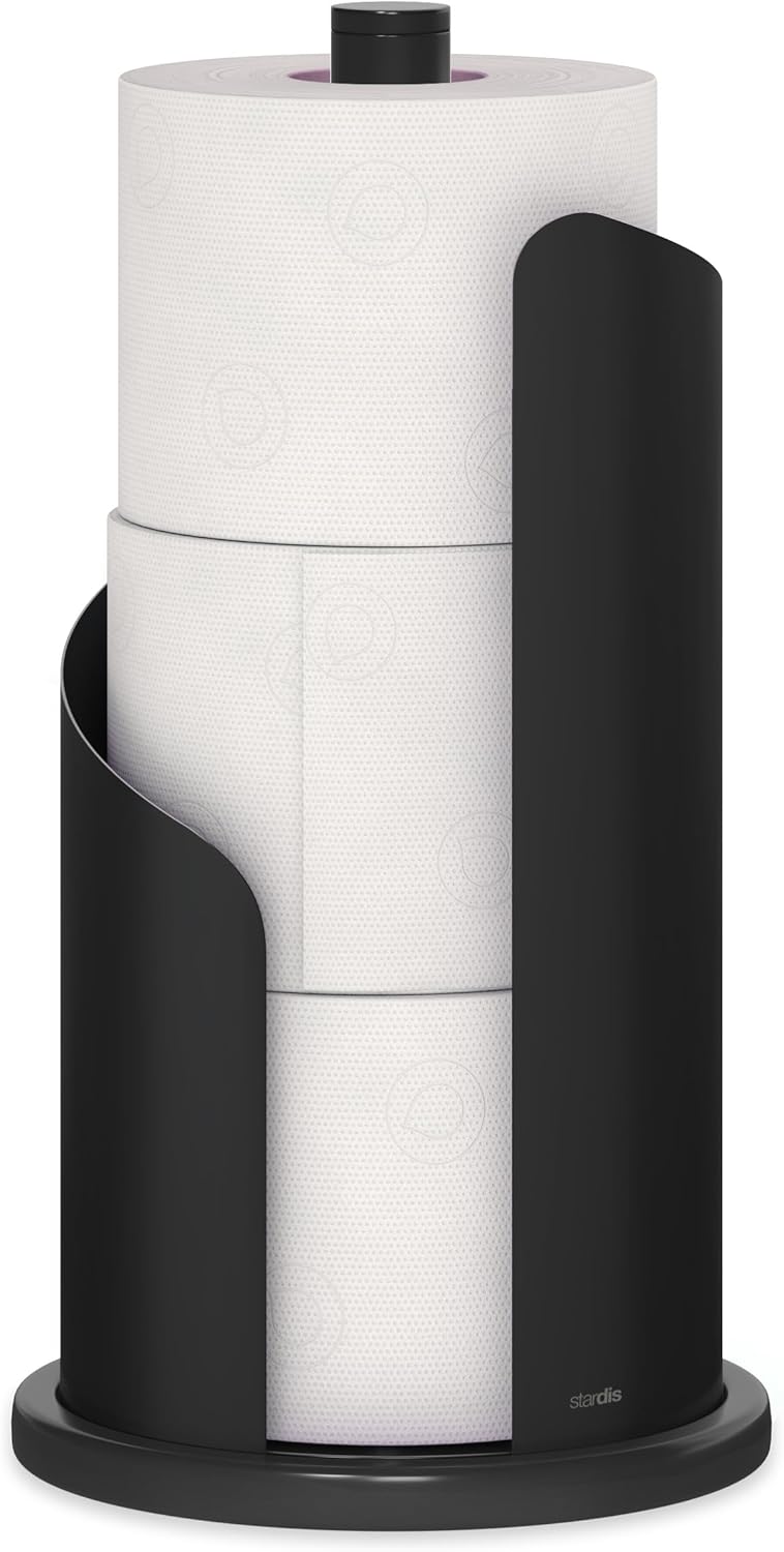 Halter für Küchenrolle, Pure Black