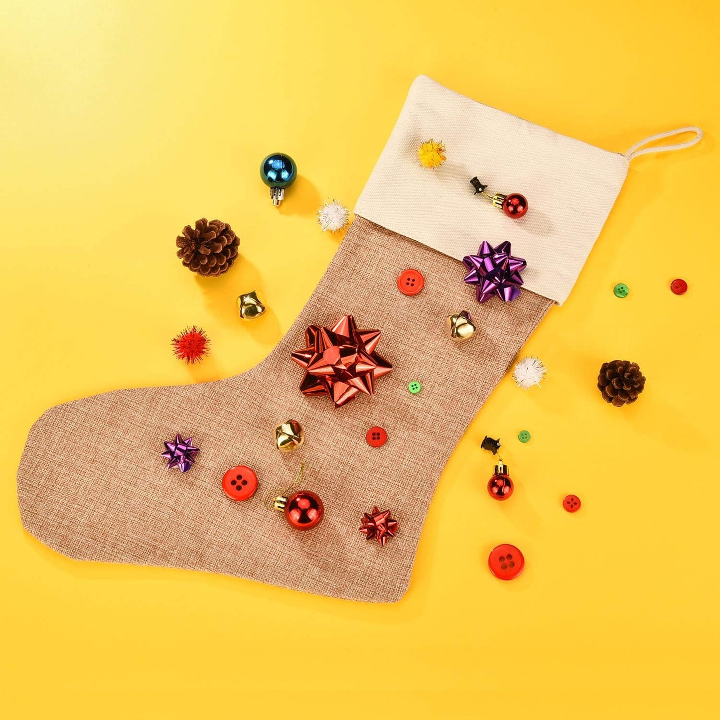 Weihnachsstrümpfe, Flachs ; 9