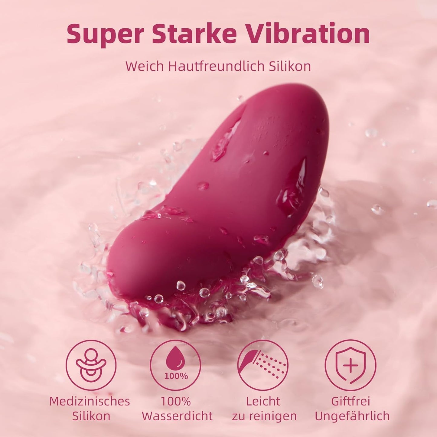 Ecjo Pro Vibrator mit Heizfunktion und App-Steuerung, SVAKOM ECHO Pro mit APP (1 Stück)